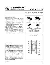 Datasheet HCF4013BEY manufacturer STMicroelectronics